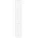 Vetrina ALTA Bianca 77x35x186,5 cm in Legno Massello di Pino - Foto miniatura 4
