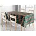 Tovaglia Cucina Soggiorno Antimacchia Idrorepellente Fantasie Tartan Splash Vari Colori 140x300cm Verde - Foto miniatura 1