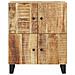 Credenza Con 4 Ante 60x33x75 Cm In Legno Massello Di Mango - Foto miniatura 3