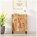 Credenza Con 4 Ante 60x33x75 Cm In Legno Massello Di Mango - Foto miniatura 1