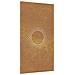 Decorazione Muro da Giardino 105x55 cm Sole in Acciaio Corten - Foto miniatura 2