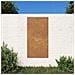 Decorazione Muro da Giardino 105x55 cm Sole in Acciaio Corten - Foto miniatura 1