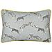 Set Di 2 Cuscini Arales Cotone 30 X 50 Cm Grigio Chiaro Trama Animale - Foto miniatura 6
