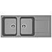 Lavello Incasso LG250048 2 vasche 116x50 Life 500 GranitekCemento Grigio - Foto miniatura 1