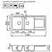 Lavello Incasso LG250048 2 vasche 116x50 Life 500 GranitekCemento Grigio - Foto miniatura 2