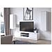 Set di Mobili per TV, Mobiletto Basso + 2 Pensili, 240x40x140 cm, Colore Bianco - Foto miniatura 1