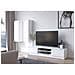 Set di Mobili per TV, Mobiletto Basso + 2 Pensili, 240x40x140 cm, Colore Bianco - Foto miniatura 2