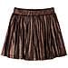 Gonna Da Bambina Con Brillantini Cognac 128 - Foto miniatura 1