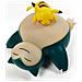 Lampada Led Wireless Snorlax E Pikachu Portatile Funzione Touch Sensor, Multicolore - Foto miniatura 2