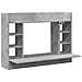 Scrivania A Parete Grigio Cemento 105x48x75cm Legno Multistrato - Foto miniatura 2