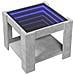 Tavolino Salotto Con Led Grigio Cemento 53x53x45 Cm Multistrato - Foto miniatura 3