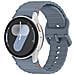 Cinturino Per Samsung Watch 7 In Silicone Con Motivo A Onde Blue - Foto miniatura 1