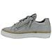 Mezze Scarpe Da Donna In Pelle Grigia Con Scivolo 36 - Foto miniatura 2