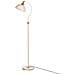 Lampada Da Pavimento Lennon Regolabile Metallo Beige Chiaro - Foto miniatura 5