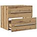 Mobile Lavabo Bagno Artigianale 60x38,5x48 cm Legno Multistrato - Foto miniatura 4