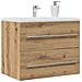 Mobile Lavabo Bagno Artigianale 60x38,5x48 cm Legno Multistrato - Foto miniatura 5