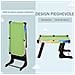 Tavolo da Gioco 4 in 1 Pieghevole per Calcio-Balilla, Biliardo, Air Hockey e Ping Pong, in MDF e Plastica - Foto miniatura 5