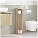 Mobile Da Bagno Con Portarotolo Rovere Sonoma 20,5x20x90 Cm - Foto miniatura 3