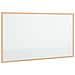 Lavagna Bianca Magnetica Con Cornice In Legno Di Pino 100x55 Cm - Foto miniatura 2