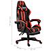 Lusso Casadino -  Sedia Da Gaming Con Poggiapiedi Nero E Rosso In Similpelle - Foto miniatura 6
