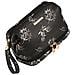 Elegante Borsa Cosmetica In Pelle Pu Nera - Organizer Da Viaggio - Foto miniatura 2