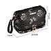 Elegante Borsa Cosmetica In Pelle Pu Nera - Organizer Da Viaggio - Foto miniatura 4