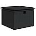 Set Divani da Giardino con Cuscini 2 pz Nero Polyrattan Acacia - Foto miniatura 4