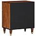 Comodino Marrone miele Legno massello 50 x 33 x 60 cm Durevole - Foto miniatura 5