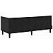 Cornice del letto ad angolo Nero 80 x 200 cm Velluto - Foto miniatura 8