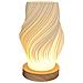 Lampada Da Scrivania Dimmerabile Usb Con Base In Legno - Lampada Da Comodino In Stile Nordico - Foto miniatura 1
