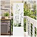 Vaso da Giardino con Pannello Decorativo Bianco 50 x 140 cm - Foto miniatura 2