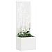 Vaso da Giardino con Pannello Decorativo Bianco 50 x 140 cm - Foto miniatura 3