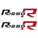 2 Adesivi Per Moto Compatibili Bmw R1250R Stickers R 1250 R Nero-Rosso 12X3 Cm - Foto miniatura 1