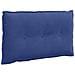 Cuscino per Schiena Blu Polizia 80 x 50 cm Tessuto in Cords - Foto miniatura 1