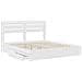 Letto con Contenitore Bianco 180 x 200 cm Legno multistrato - Foto miniatura 5