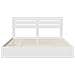 Letto con Contenitore Bianco 180 x 200 cm Legno multistrato - Foto miniatura 8