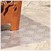 Dischi Quadrati 2 pcs Argento 70 x 40 cm Alluminio - Foto miniatura 3
