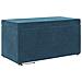 Pouf Blu 81 x 41 x 40 cm Velluto e Legno Ingegnerizzato - Foto miniatura 1
