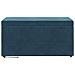 Pouf Blu 81 x 41 x 40 cm Velluto e Legno Ingegnerizzato - Foto miniatura 4
