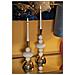 Portacandele Galaxy Crema E Oro Set 2 Pezzi Ø10x22 E Ø10x30 Cm - Foto miniatura 4
