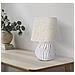 Lampada Da Tavolo Vkh167-bianco-poliresina-35x35x48 Cm - Foto miniatura 5