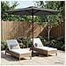 Ombrello da giardino 270 x 270 cm Poliestere Rettangolare - Foto miniatura 3