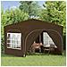 Tenda per feste a pop-up 290 x 290 x 245 cm Tortora - Foto miniatura 3