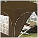 Tenda per feste a pop-up 290 x 290 x 245 cm Tortora - Foto miniatura 4