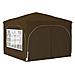Tenda per feste a pop-up 290 x 290 x 245 cm Tortora - Foto miniatura 5