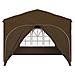 Tenda per feste a pop-up 290 x 290 x 245 cm Tortora - Foto miniatura 7