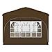 Tenda per feste a pop-up 290 x 290 x 245 cm Tortora - Foto miniatura 8