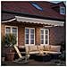 Tenda retrattile manuale con LED Beige e Bianco 3 x 2,5 m - Foto miniatura 3