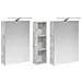 Set di Armadi da Bagno con lo scaffale 3 pcs 120 x 14,5 x 70 cm - Foto miniatura 5