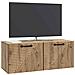 Mobile Porta TV da Muro Rovere Artigianale 78,5 x 31 x 30 cm - Foto miniatura 2